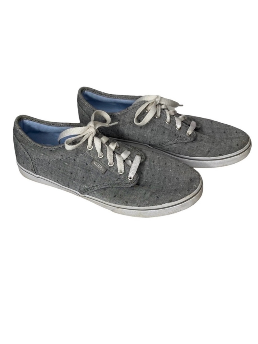 Vans Women’s Gray Print Sneakers. Size 7.5